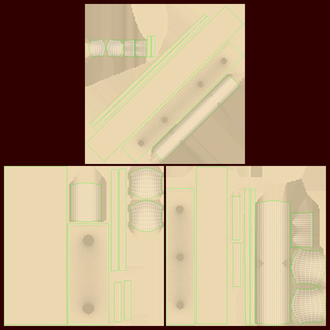 Polyurethane Plastering Float Set Lowpoly 3D Model - TurboSquid 1877066