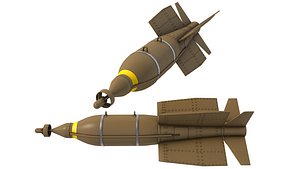 Bolt 117 Laser Guided Bomb 3D