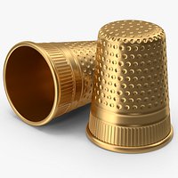 Gold Sewing Thimbles