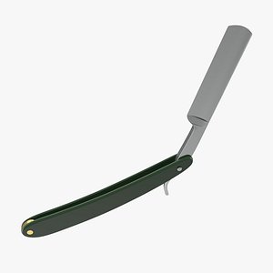 3D shaving razor blade model