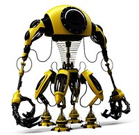 4 legged and 2 armed robot
