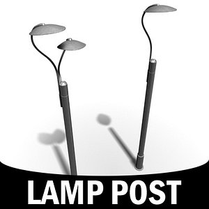 3d model street lamp post