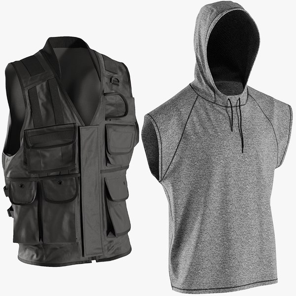 3D realistic vests 5 collections
