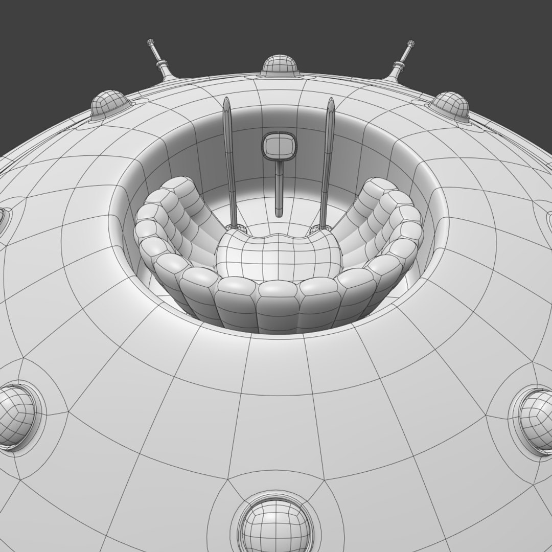 Flying Saucer 3D Model - TurboSquid 1255024