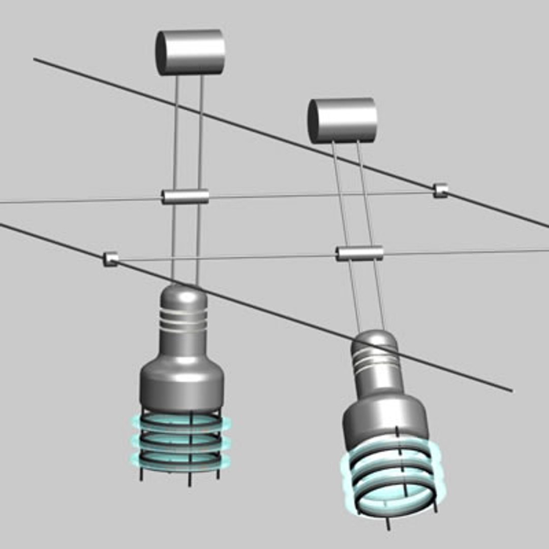 lamp wall wire 3d model