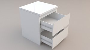 3d model ikea malm