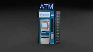 Low Poly ATM Model