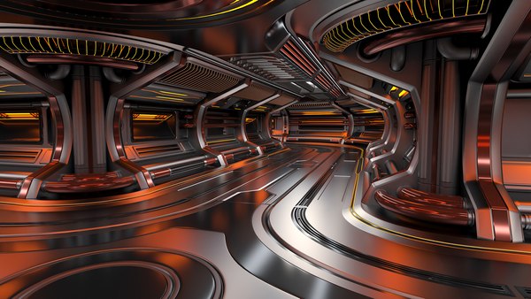 SCI FI MODULAR CORRIDOR 3 Modelo 3D - TurboSquid 1704013