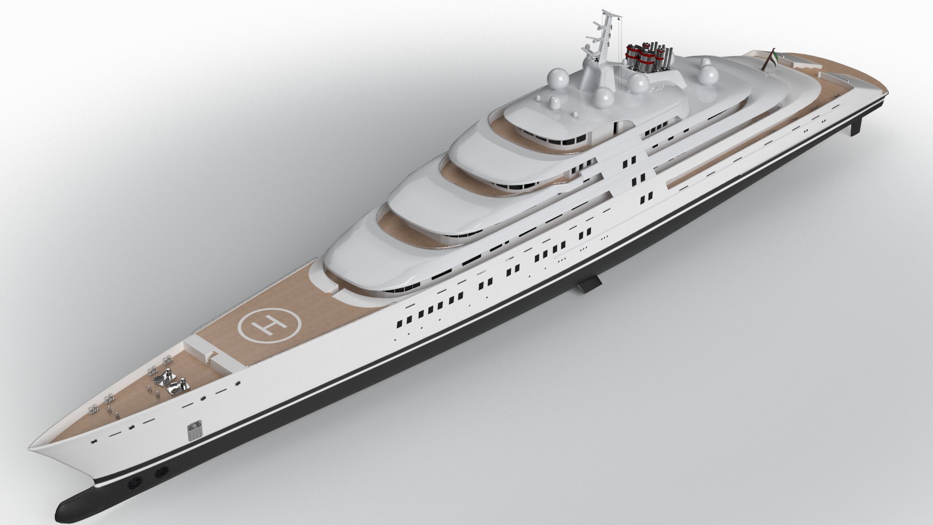 3D Azzam Superyacht - TurboSquid 2375156
