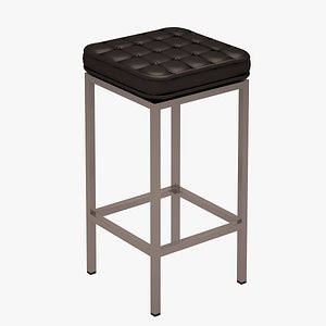bar stool 3d obj