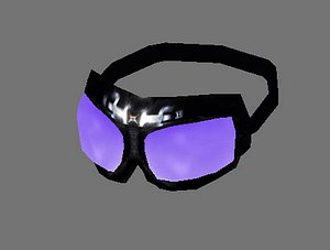 3D model Louis Vuitton Cut Sunglasses White VR / AR / low-poly
