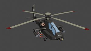 AH 64-D Apache Helicopter VR AR