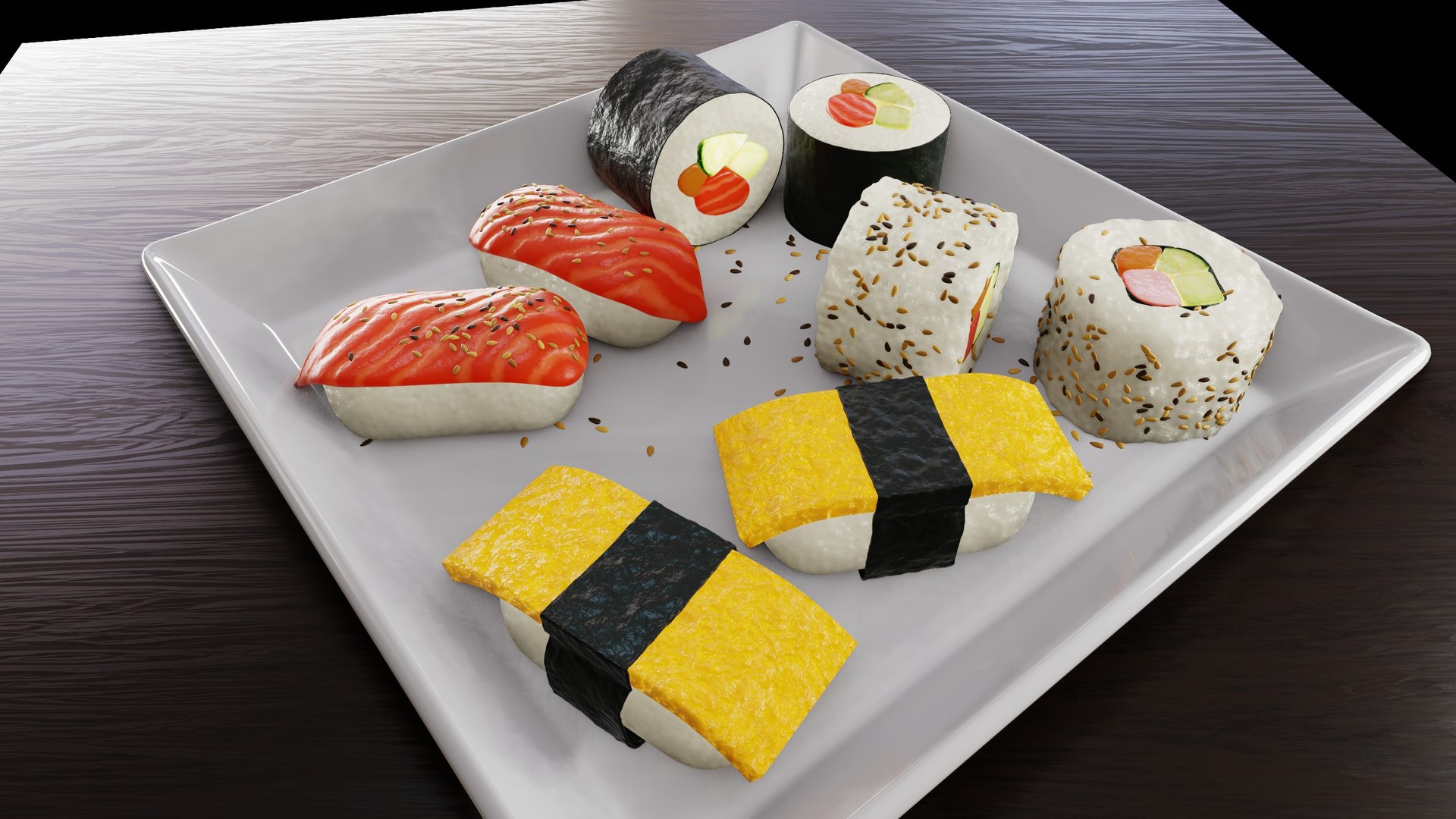 Blender Sushi 3D model https://p.turbosquid.com/ts-thumb/sk/IXSlvd/WS/materialpreview1/jpg/1710182184/1920x1080/fit_q87/b548e2981cdfbba22981854c2671999ed6947b91/materialpreview1.jpg