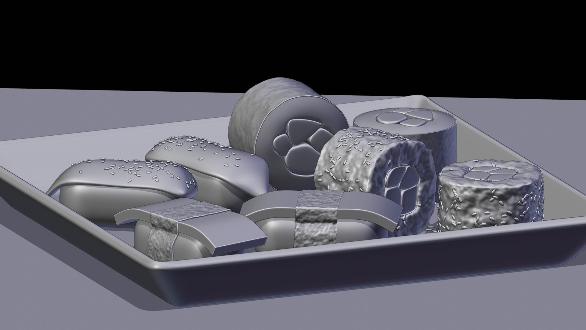 Blender Sushi 3D model https://p.turbosquid.com/ts-thumb/sk/IXSlvd/xt/matcap7/jpg/1710182183/1920x1080/fit_q87/d0d227d3737ff358811a42f20377d0f755ab5e01/matcap7.jpg