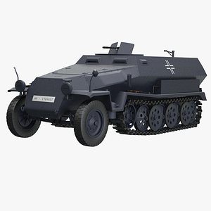 sd kfz 251 1 3d model
