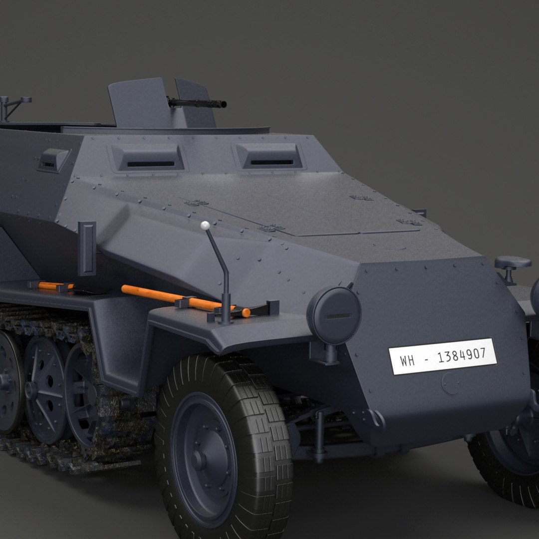 Sd Kfz 251 1 3d Model