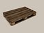 Euro palette en bois détaillée