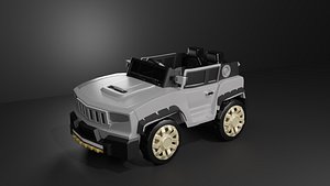 battery-power car 3D