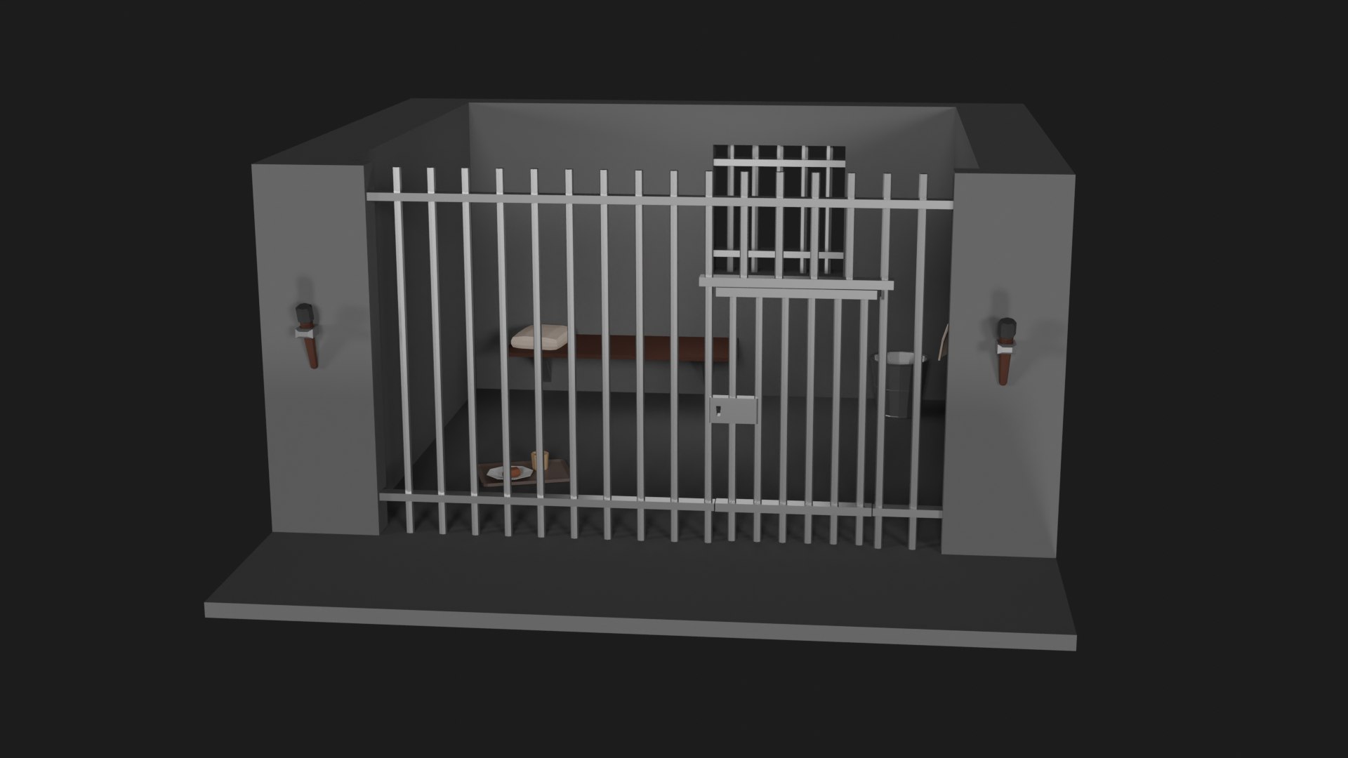 Lowpoly Prison model - TurboSquid 2166847