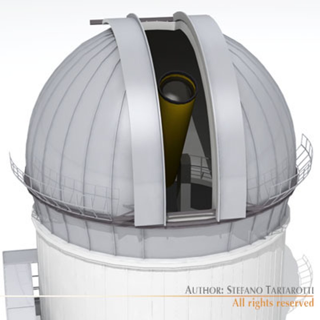 Generic Telescope 3d Model