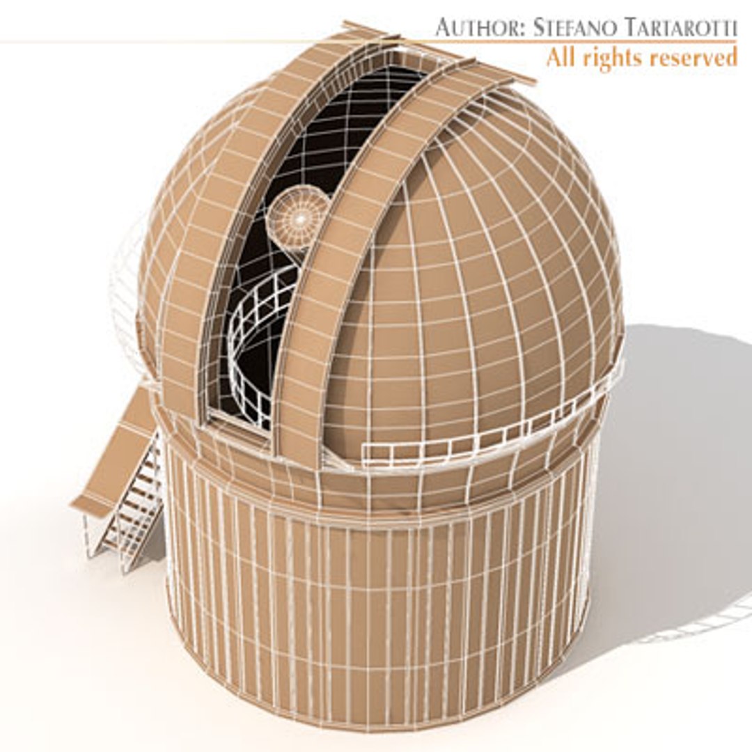 Generic Telescope 3d Model
