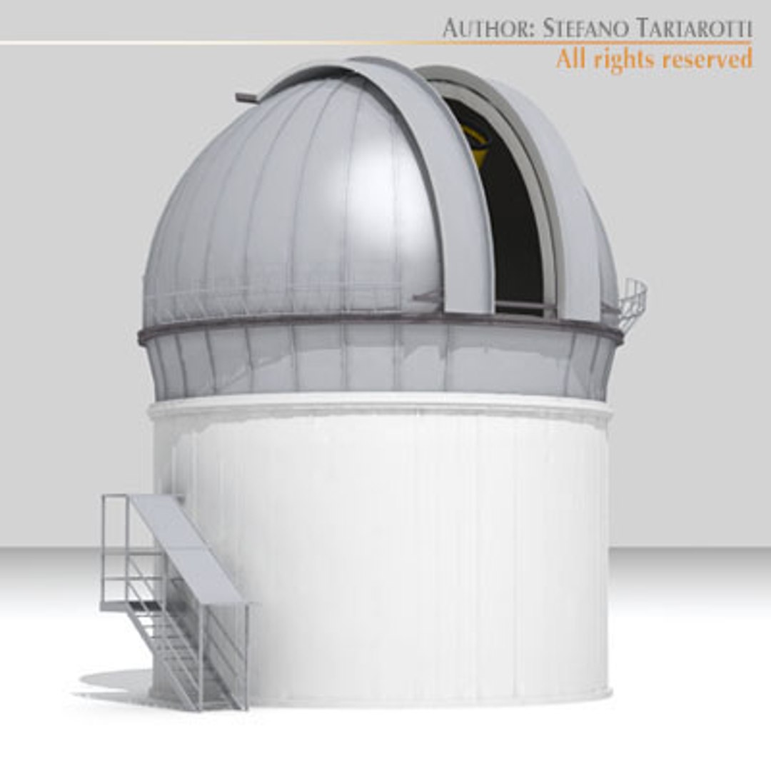 Generic Telescope 3d Model