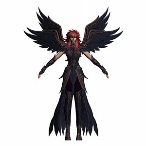 Saint Seiya Persephone Classic Low-Poly 3D Model Games