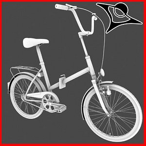 typical bike 3d model