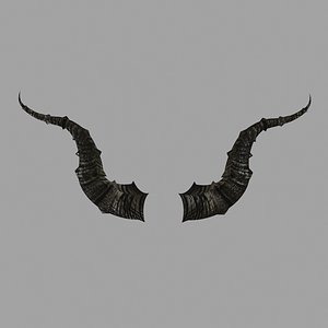 demon horns 3D model