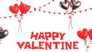 Valentine Balloon decoration