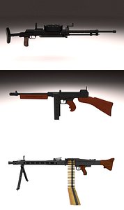 WW2 Machine Gun Pack