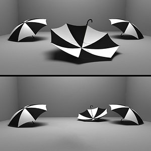 umbrella 3d max