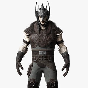 warrior rigged 3d model