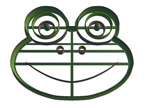 frog cutter cookie 3D