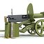 m1910 maxim machine gun 3d max