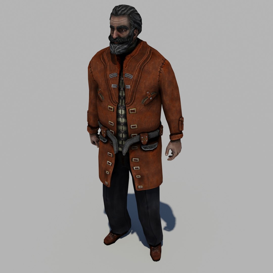 Scientist Character 3d Max