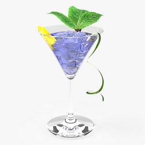 3d max blue cocktail