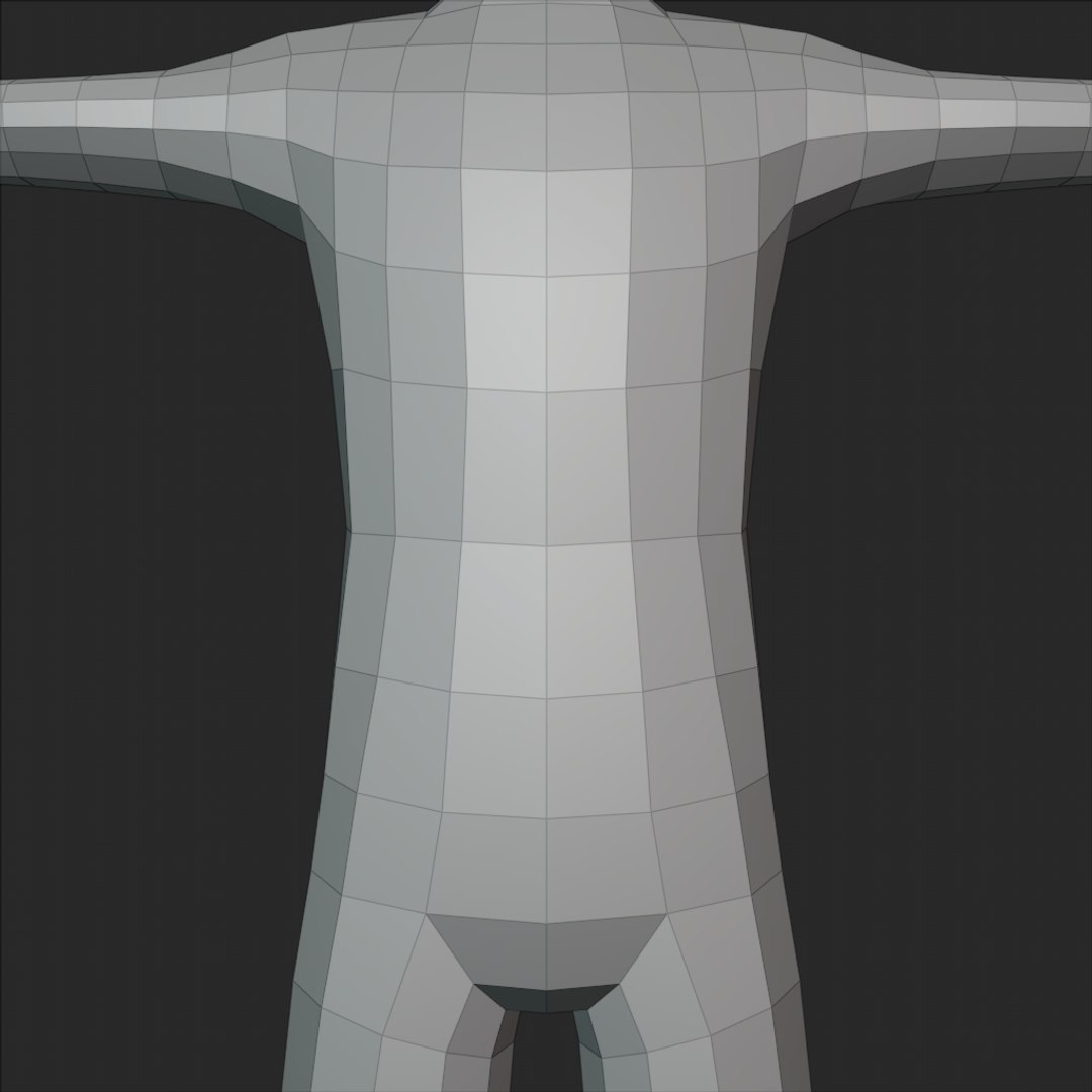 Simple Male Basemesh Mesh Character Model - TurboSquid 1376112