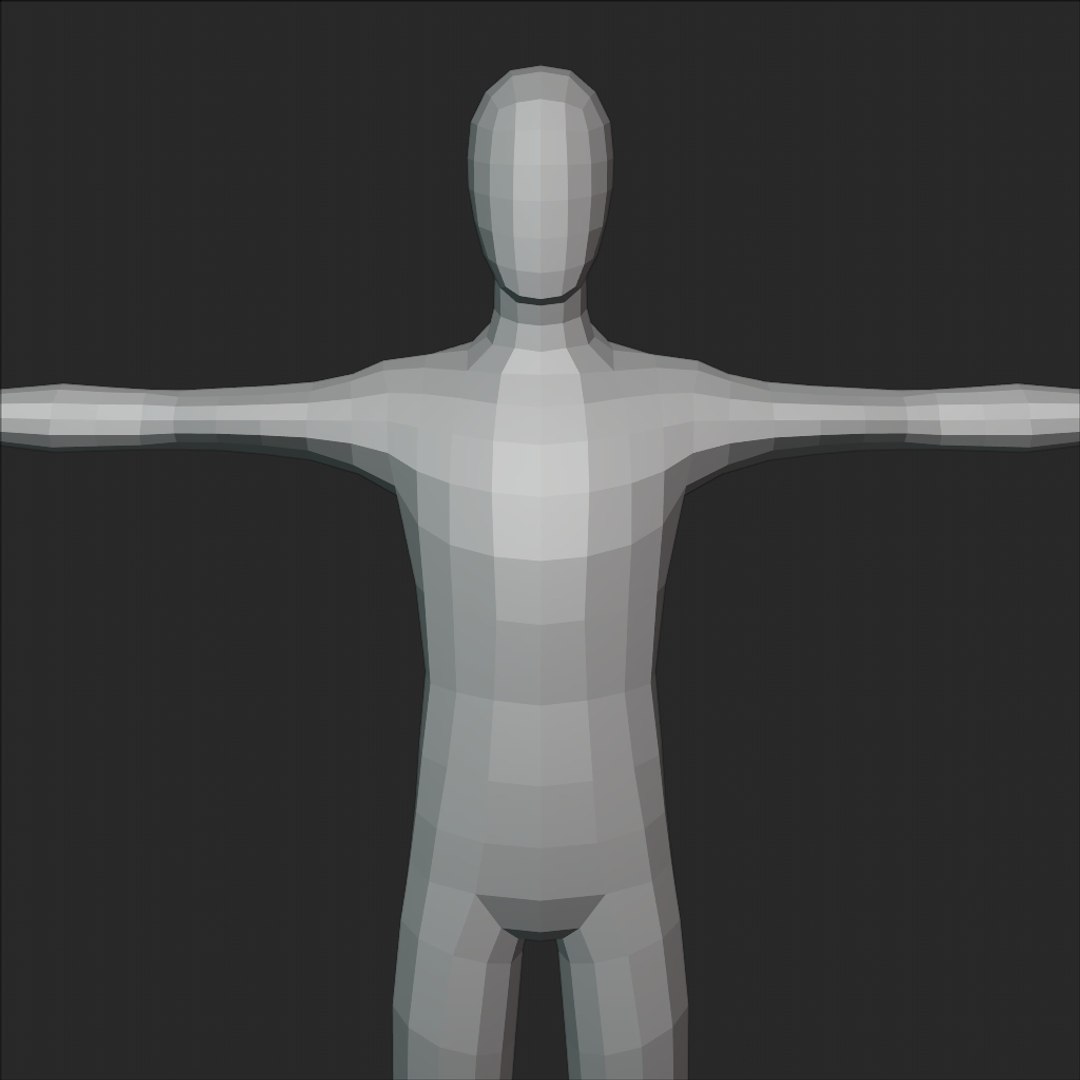 Simple Male Basemesh Mesh Character Model - TurboSquid 1376112