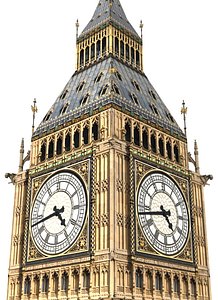 Big Ben low poly