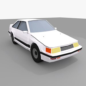 Low Poly Car Toyota Corolla 3D model