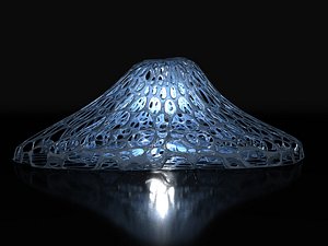 3D lamp abstract model