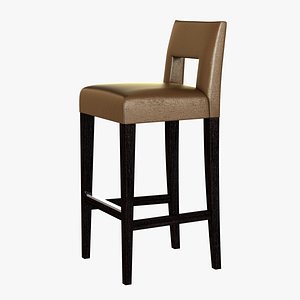 3d model chair hugo stool bar