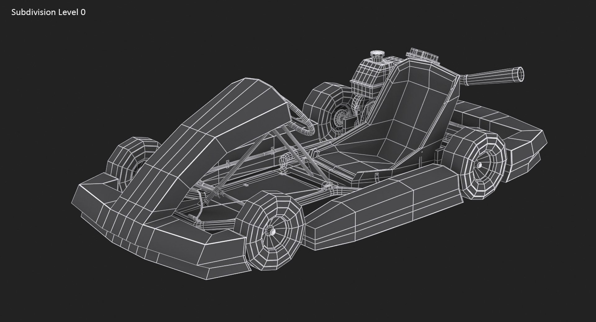 3d Model Of Racing Kart