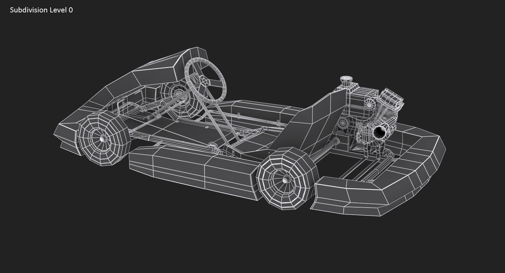 3d Model Of Racing Kart