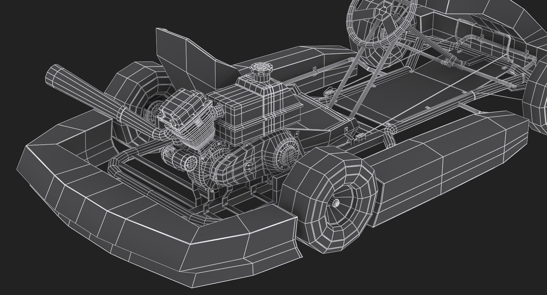 3d Model Of Racing Kart