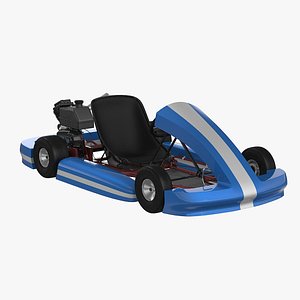 3d model of racing kart