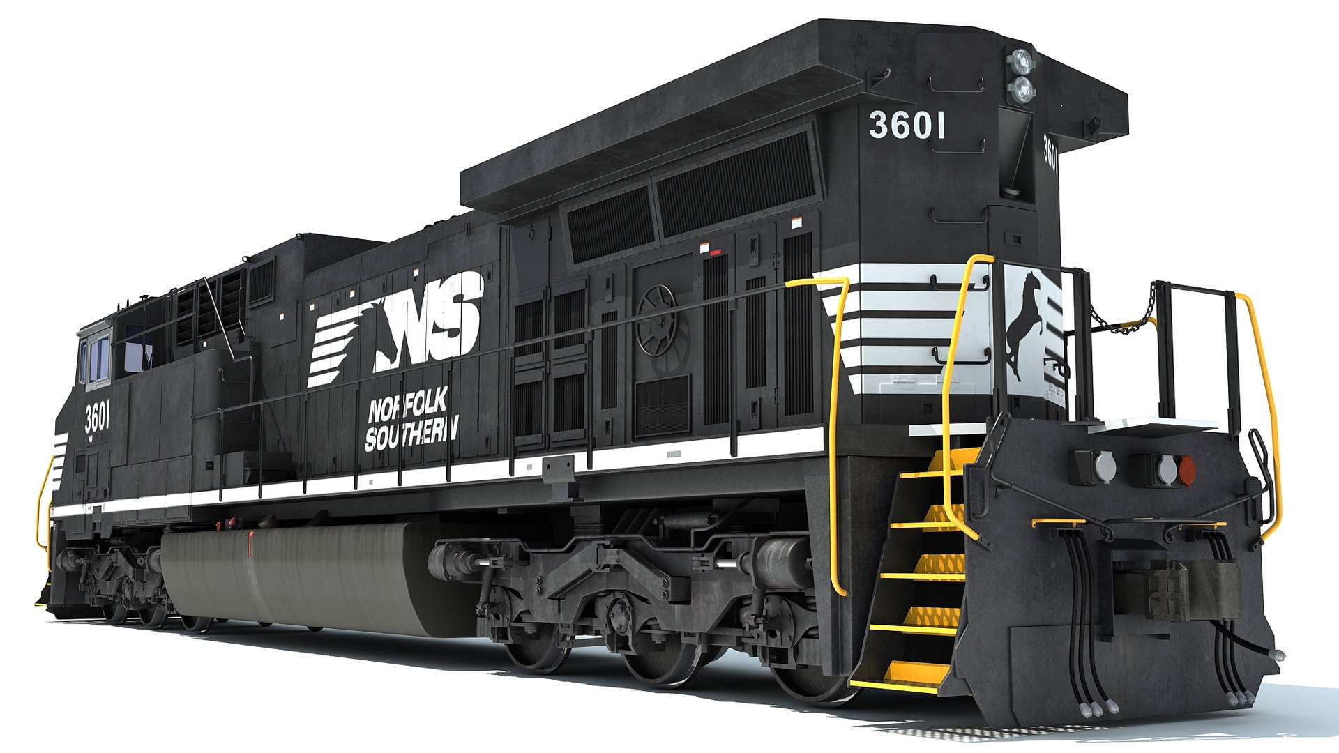 Locomotive Norfolk Southern 3D - TurboSquid 1543726