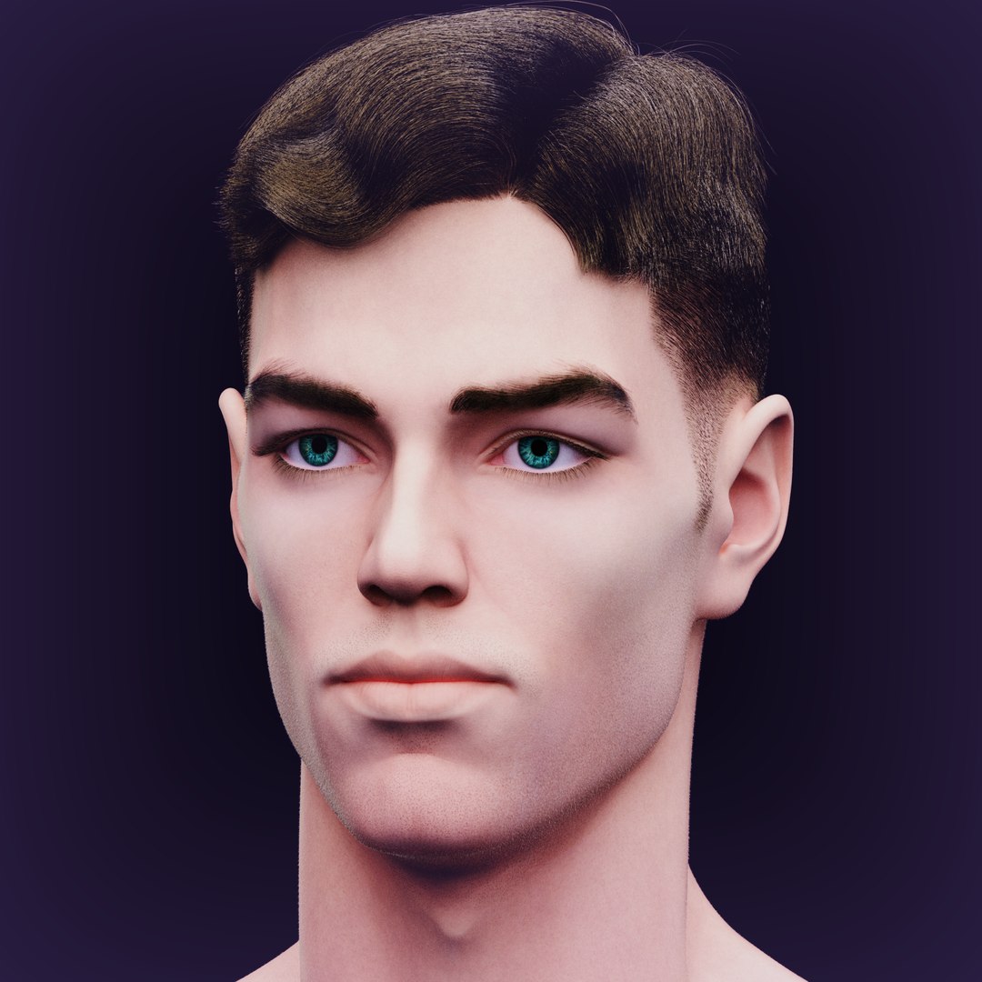Slavic Realistic Male Head 3D - TurboSquid 2250401
