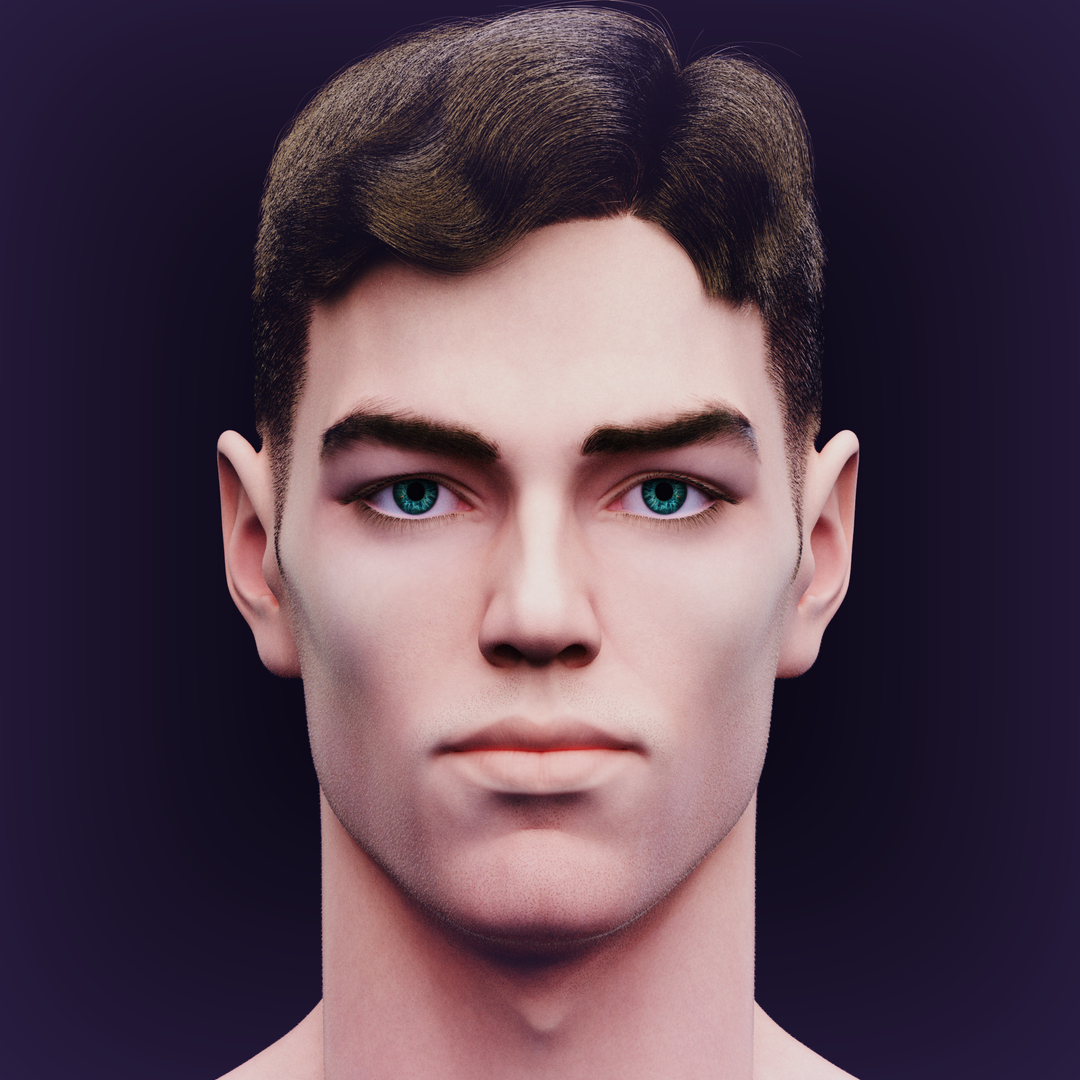 Slavic Realistic Male Head 3D - TurboSquid 2250401